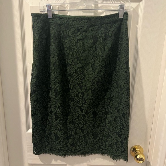 EUC Large Flutter Lace Pencil Skirt - Picture 2 of 2